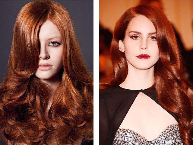 Если цвет волос рыжий каким цветом красит брови