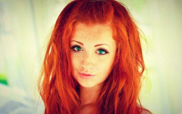 Рыжие волосы подобрать цвет бровей