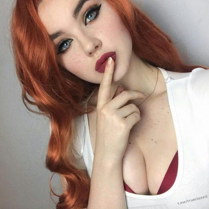 Какой макияж с рыжим цветом волос