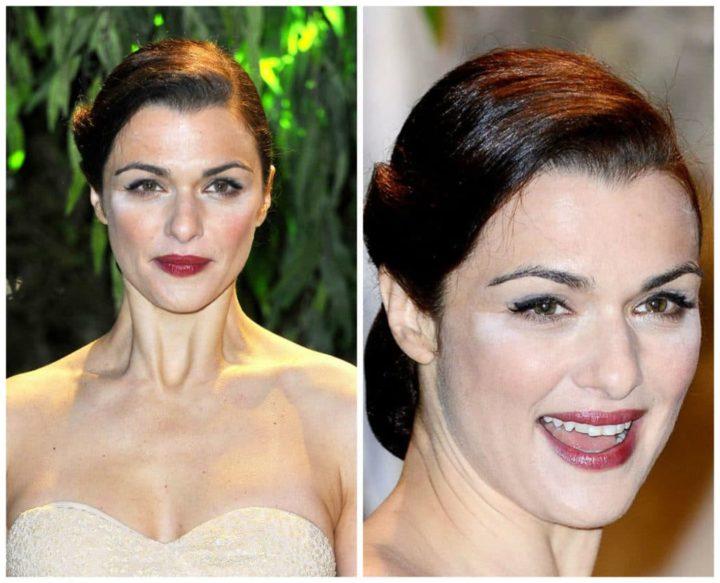 Брюнетки до и после макияжа