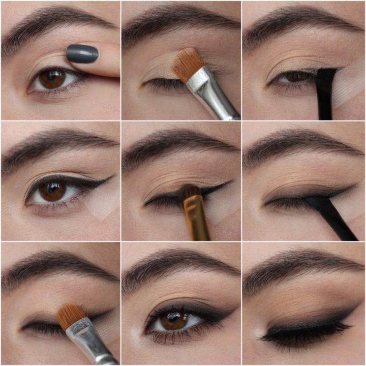 Что можно сделать макияж с черным карандашом