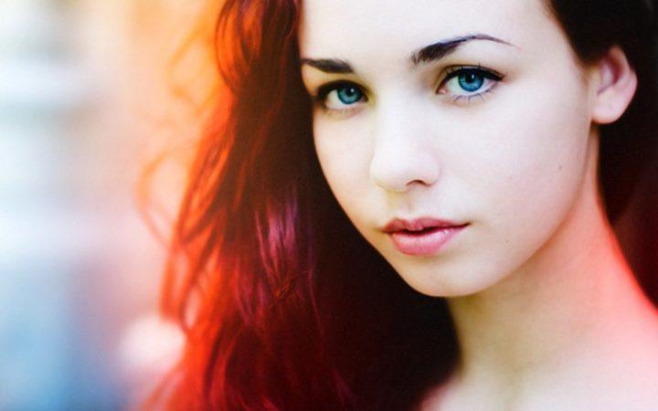 Макияж для девушки с рыжим волосом