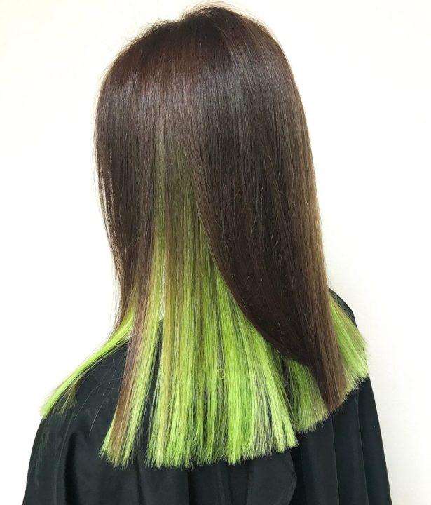 Зеленый Цвет Волос Фото