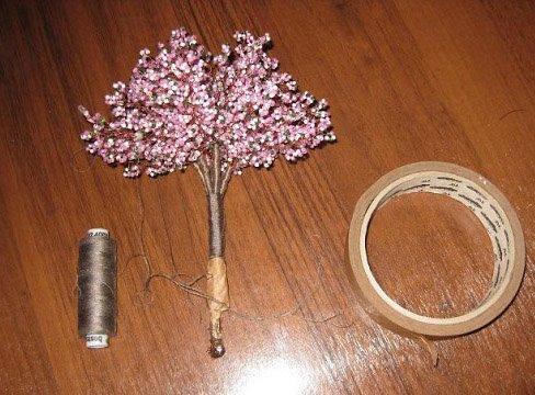 Как сделать дерево из бисера своими руками