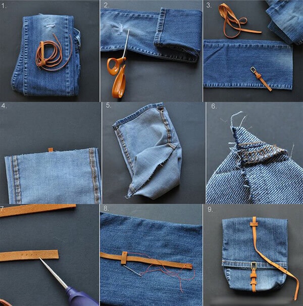 Как сшить сумку из джинса своими руками